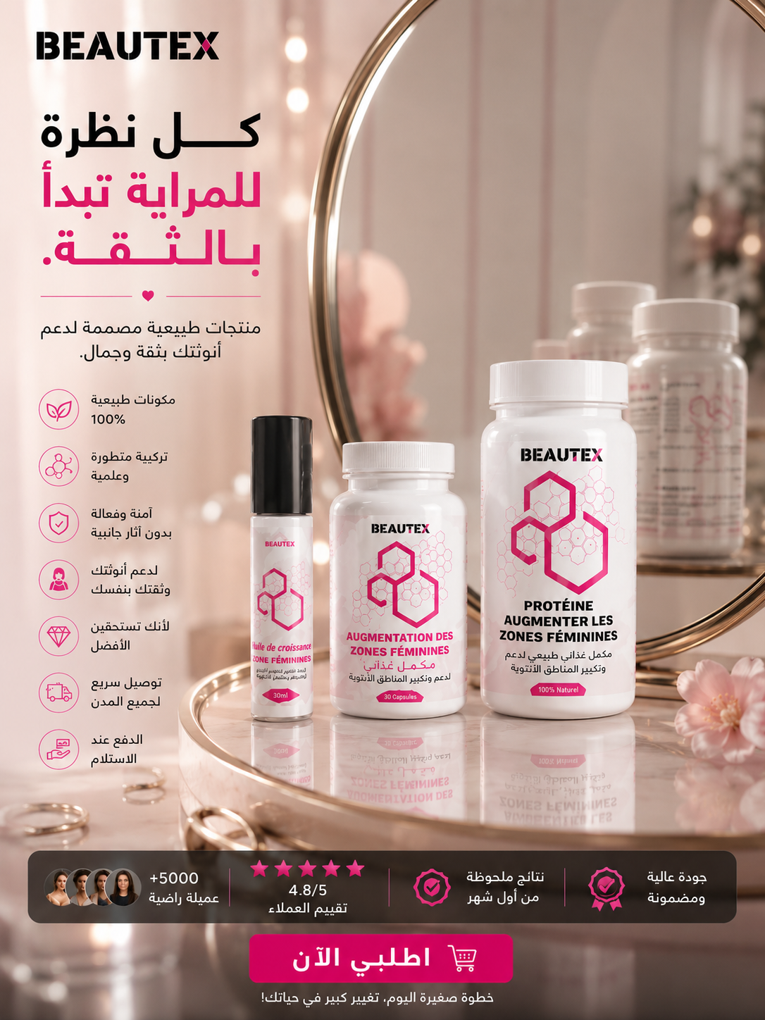 🌸 باقة BEAUTEX لأنوثة أكثر وثقة أكبر ✨ هدية تستحقينها لنفسك