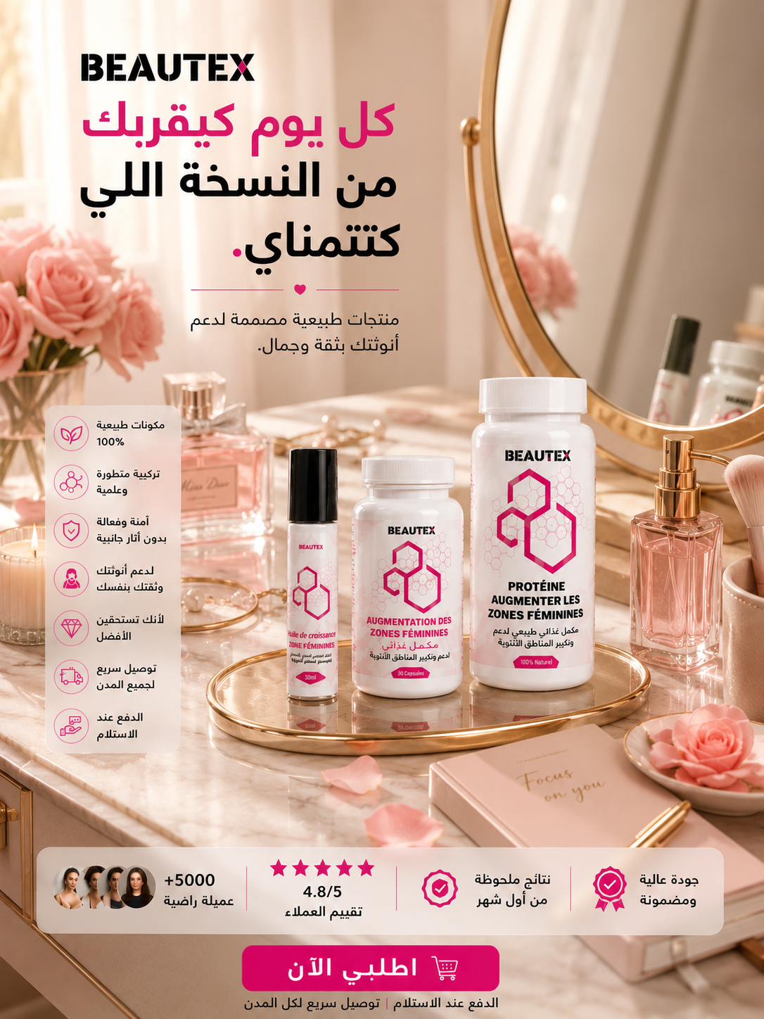🌸 باقة BEAUTEX لأنوثة أكثر وثقة أكبر ✨ هدية تستحقينها لنفسك