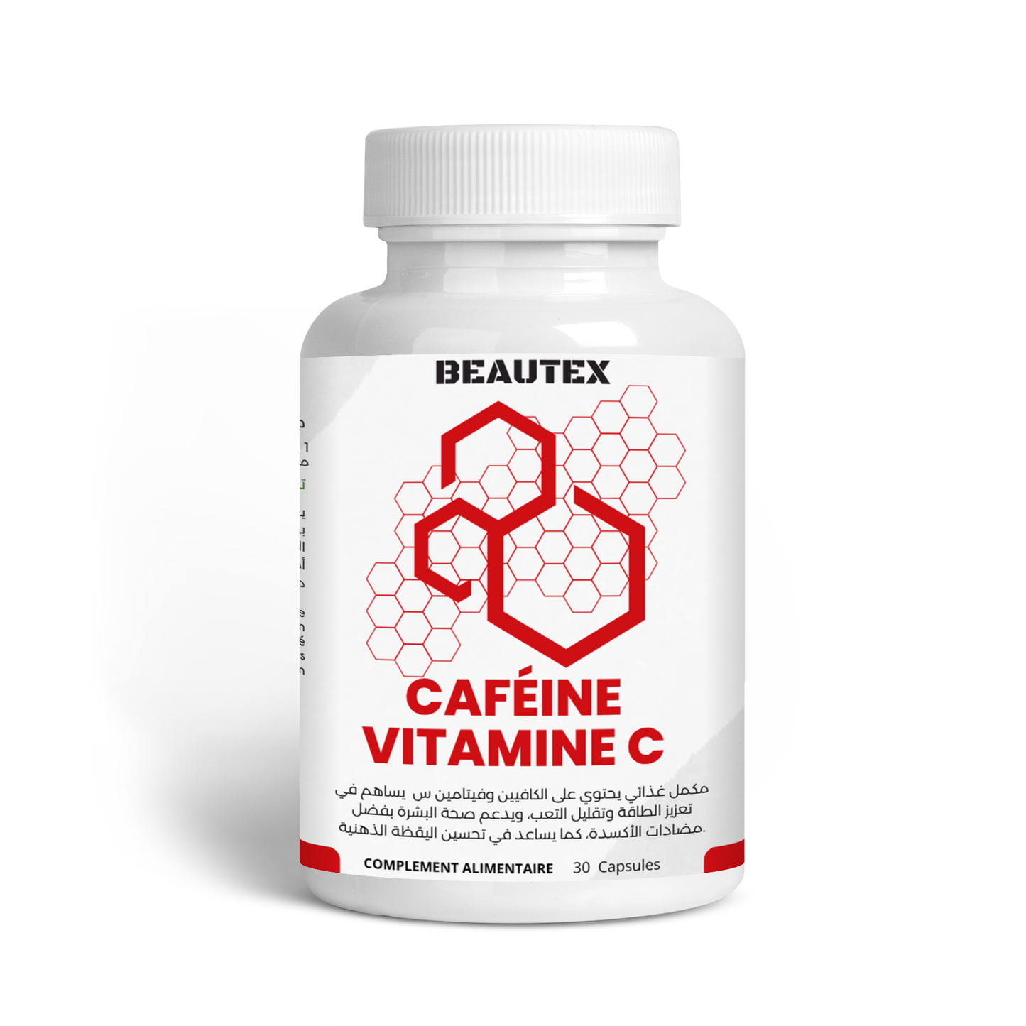 caffeine كافيين مع فيتامين س 30 كبسولة